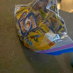 Extra Large Ziploc bag Call of Pokémon cards